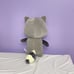 Red Panda Stuffed Animals Gray Love You Plush toy 22 by Lissi Doll
