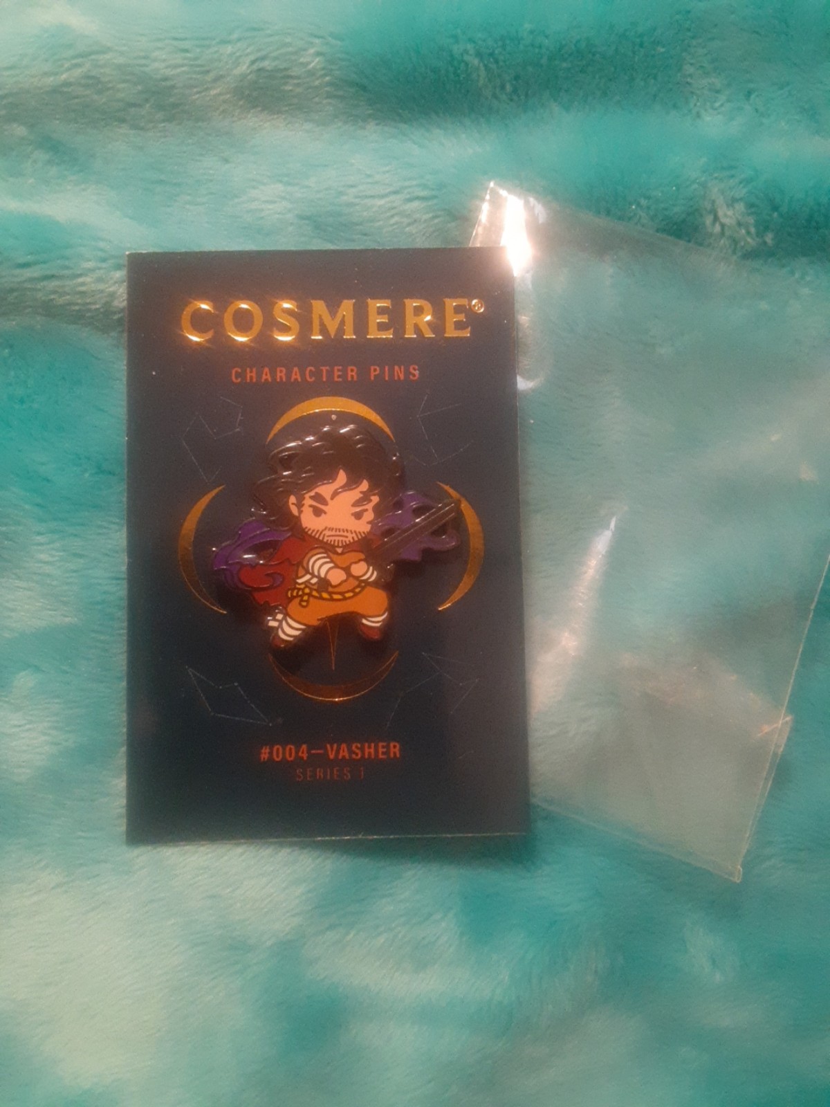 Used Cosmere Character Pins 004 Vasher From Warbreaker Dragonsteel Series 1 Pin