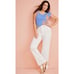 Talbots Wide Leg Jeans White Full Length Plus Petite Women’s 20W P New NWT 129