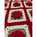 Afghan Handmade Vintage 3D Flower Granny Square Crochet Grandma Core 49 x 61