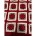 Afghan Handmade Vintage 3D Flower Granny Square Crochet Grandma Core 49 x 61