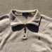 Polo Ralph Lauren 1/4 Zip Pullover Sweater Cream With Red/Burgundy Pony Size XXL