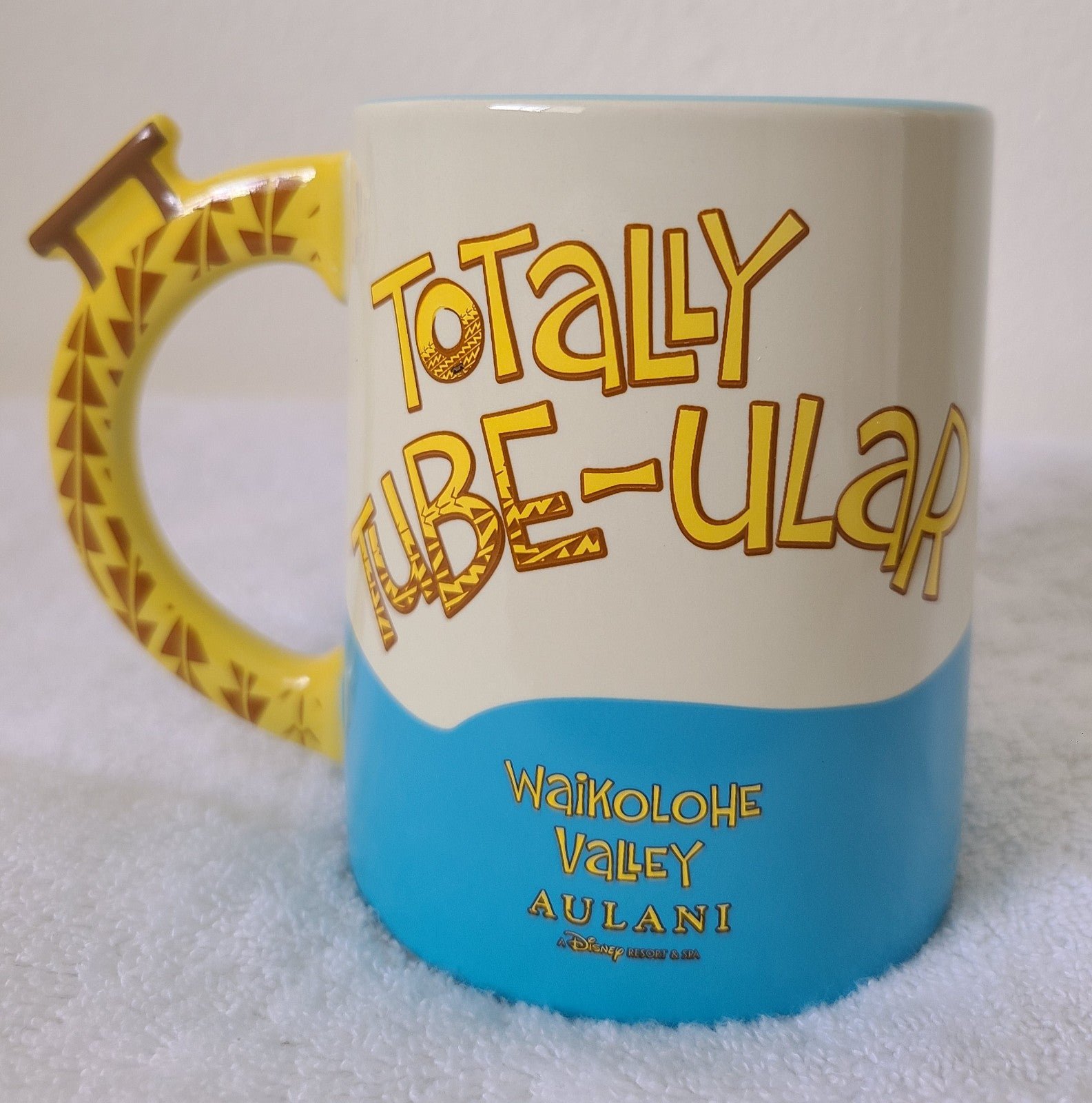 Disney Aulani Totally Tube-ular Coffee Mug and Pin