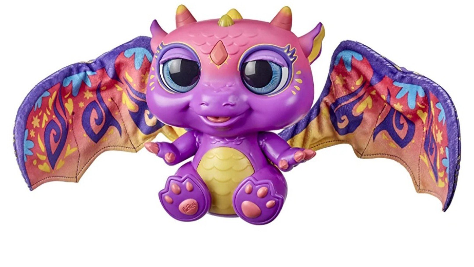 FurReal Moodwings Baby Dragon pet toy, 50+sounds & Reactions, Age 4 and Up