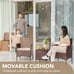 Patio Porch Furniture Set 3 Pcs Rattan Wicker Chairs w/ Table Outdoor Garden
