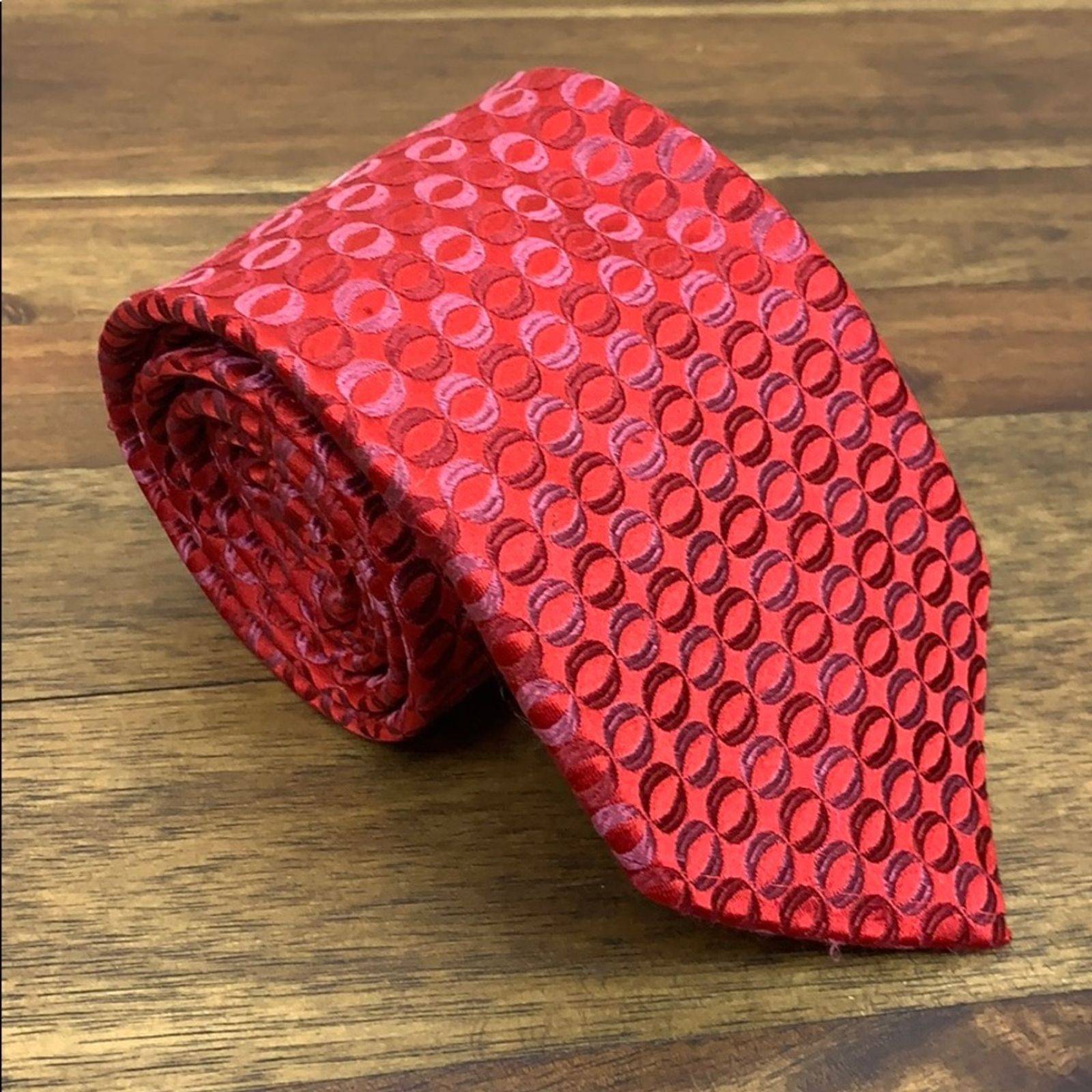 IKE BEHAR Red Tie