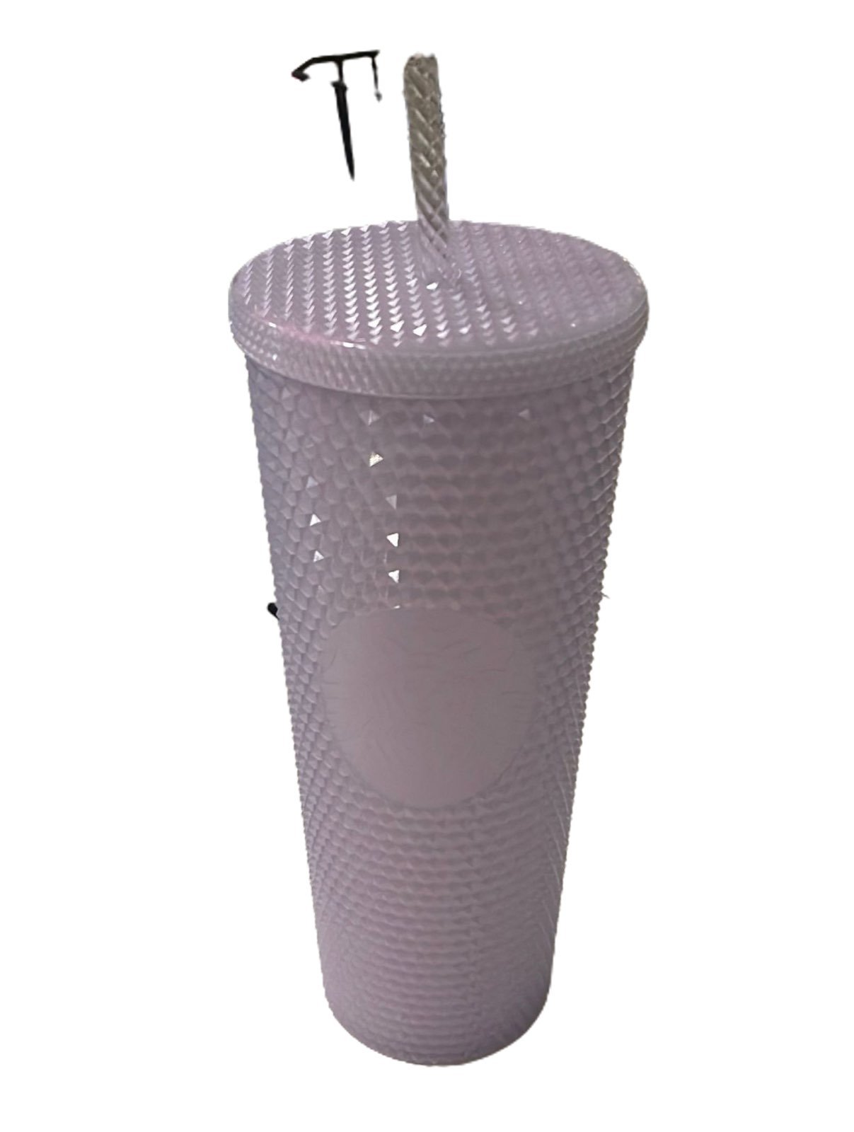 Starbucks Studded Tumbler Holiday 2021 Icy White Lilac bling