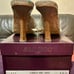 Vintage - Jimmy Choo “Class” Grey White & Blue Plaid Flanella Mules - 36