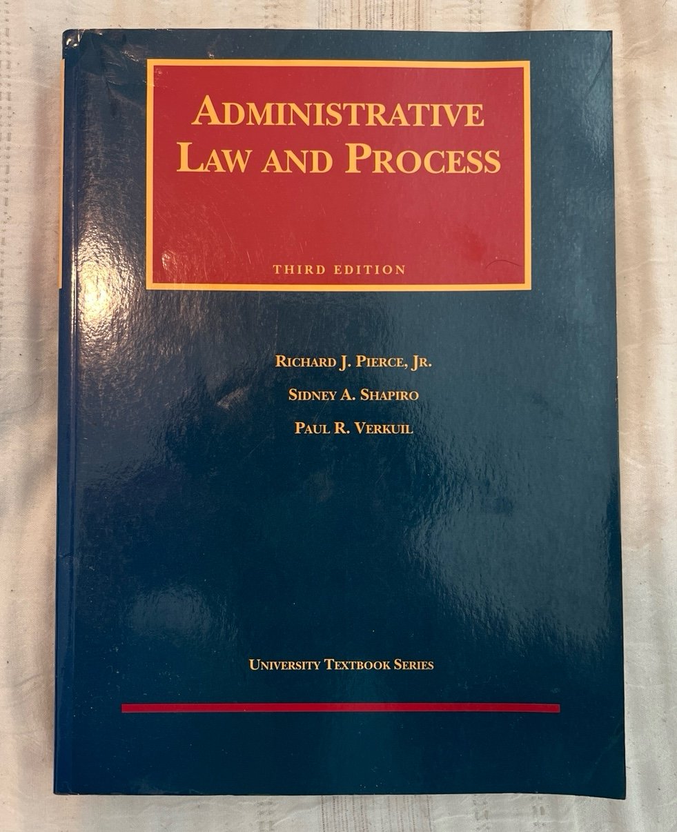 Admin Law Textbook