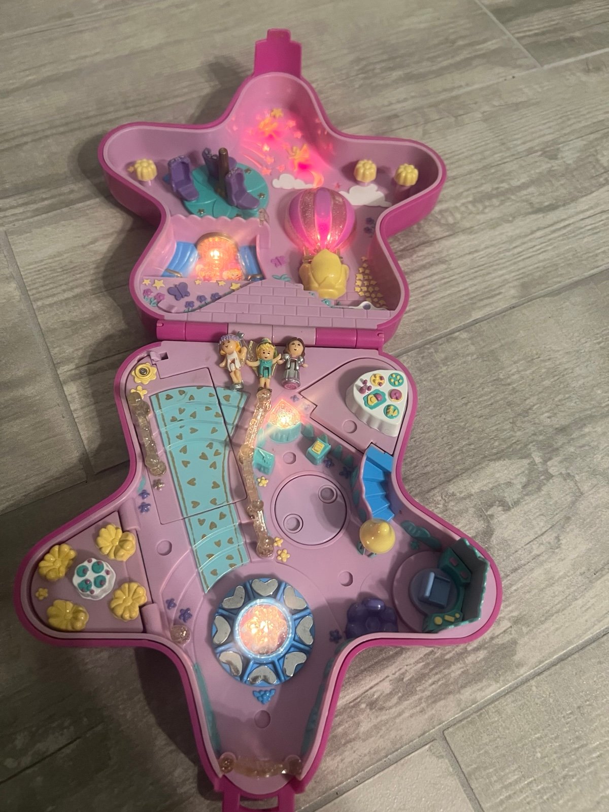Vintage Polly Pocket Bluebird 1993 Fairy Light Wonderland - works and complete!