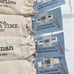 NWT 4 Reusable Stainless Steel Straw Sets - each pouch is uniquely labeled (c)