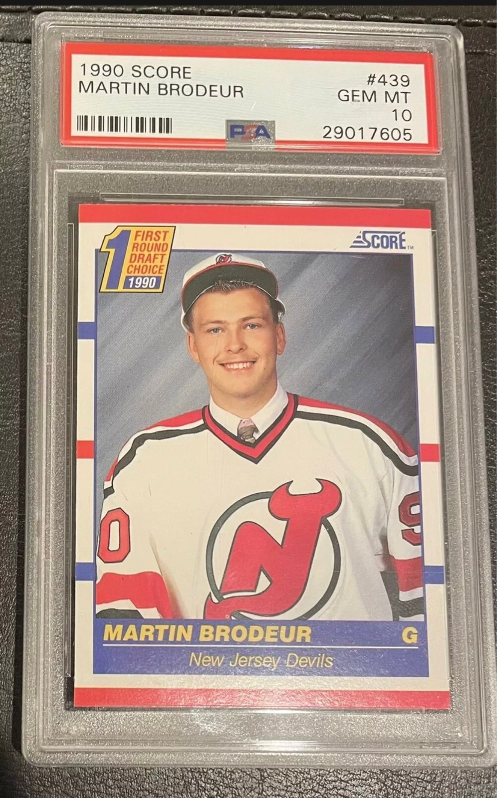 Martin Brodeur 1990-91 Score Rookie RC PSA Graded 10