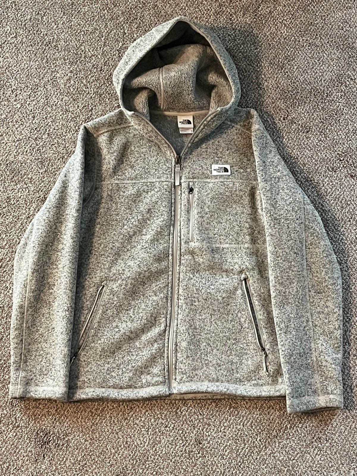 The North Face Gray Hooded Jacket