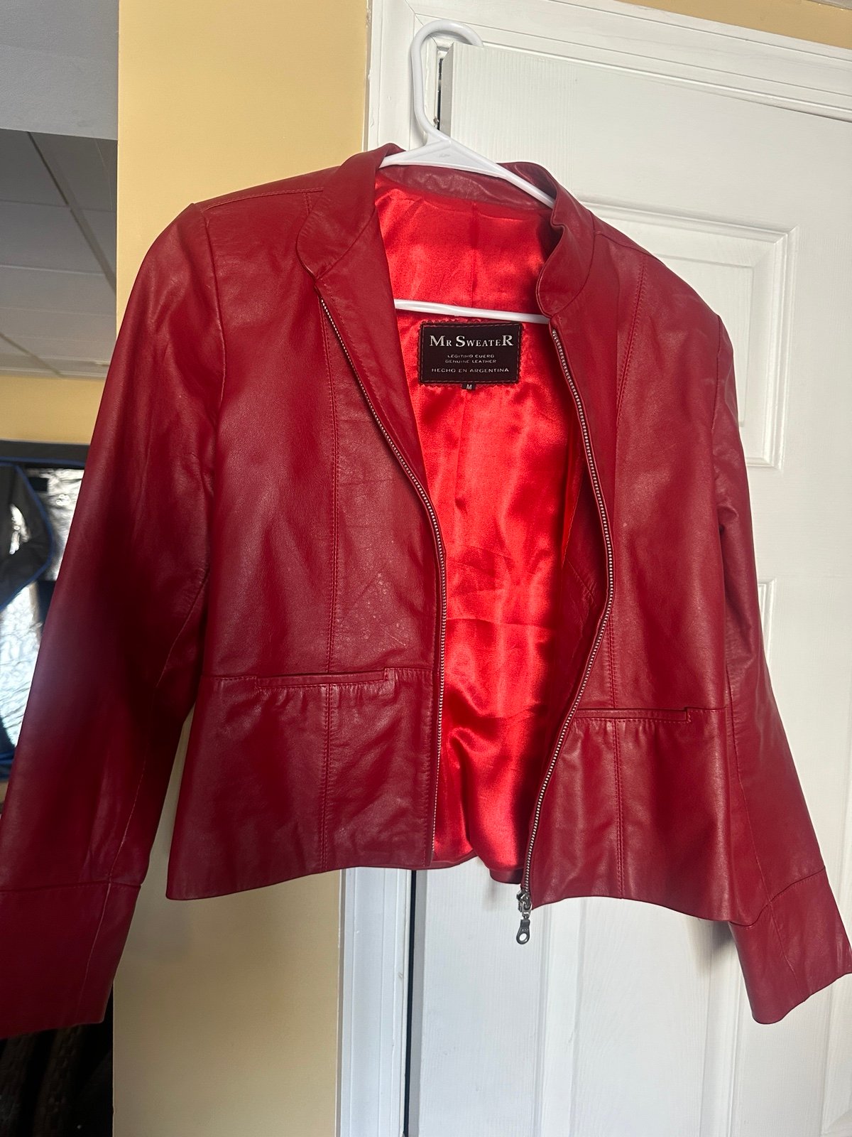 Women's leather jacket