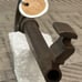 Old fancy iron large York Harbor - Maine hollow barrel skeleton key 092824@