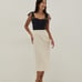 Love Bonito - Tweed Column Skirt
