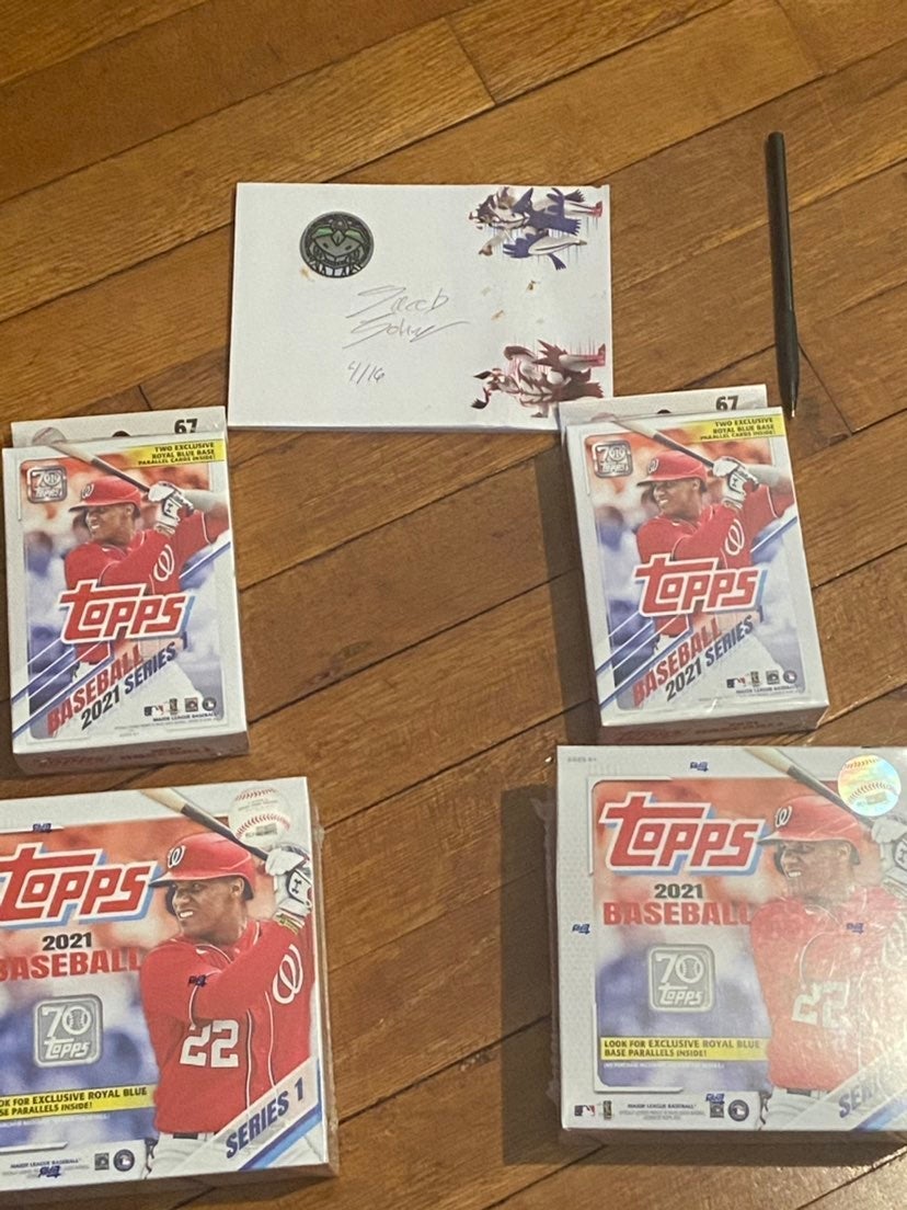 Topps 20-21 Baseball cards sealed boxes