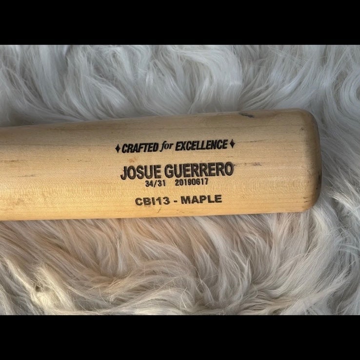 Chicago White Sox Josue Guerrero GAME USED BASEBALL BAT MLB Spring Training