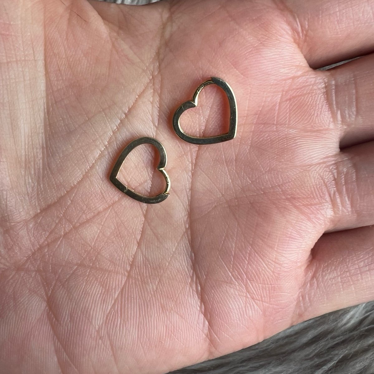 18k REAL GOLD EARRINGS
