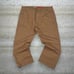 Dickies Carpenter Pants Tan Cotton Canvas Regular Straight Leg Fit