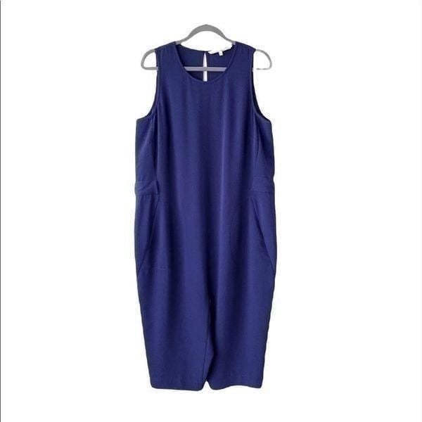 Rachel Rachel Roy Royal Blue Harem Style Jumpsuit XL