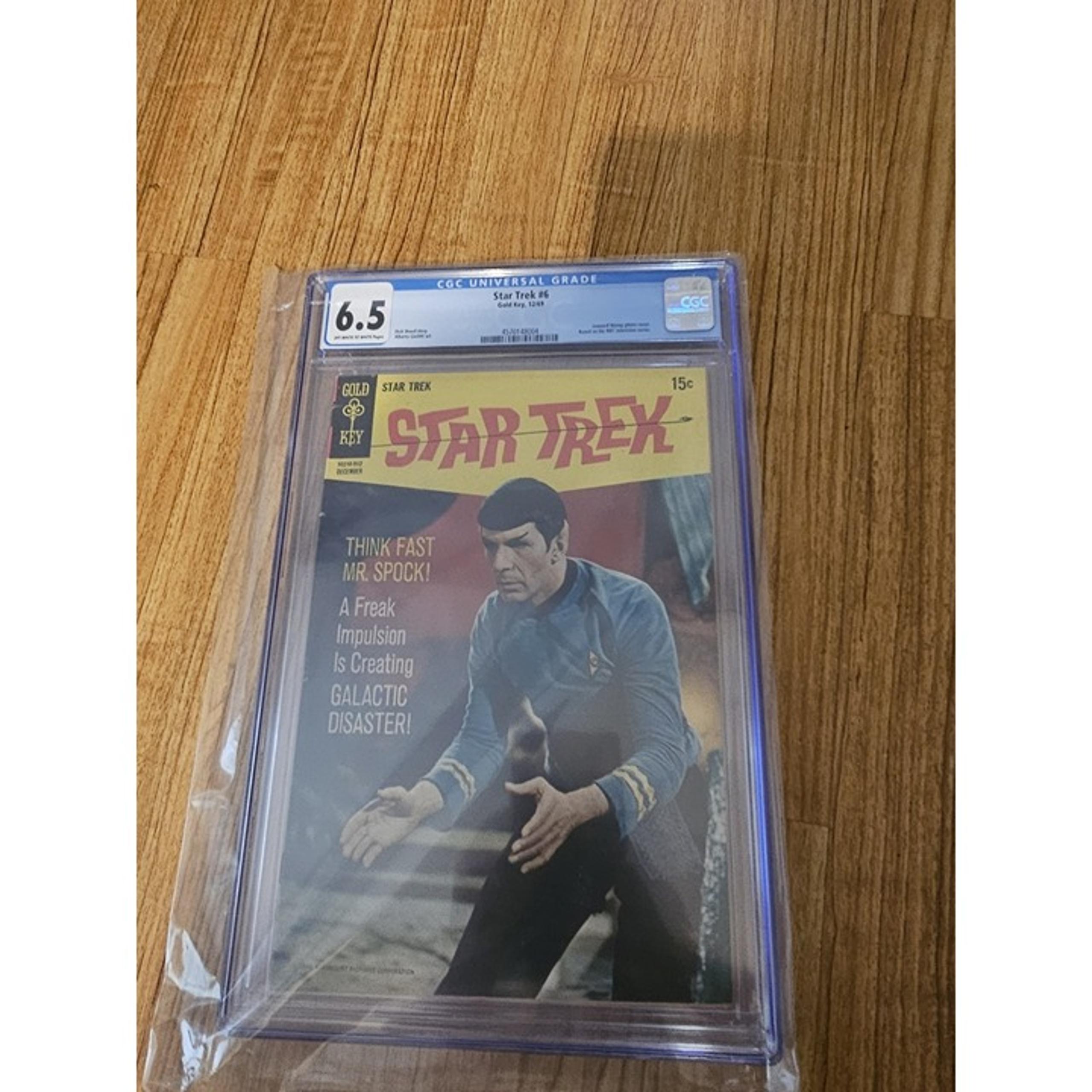 Star Trek Gold Key Comic Book #6 CGC Graded 6.5 1969