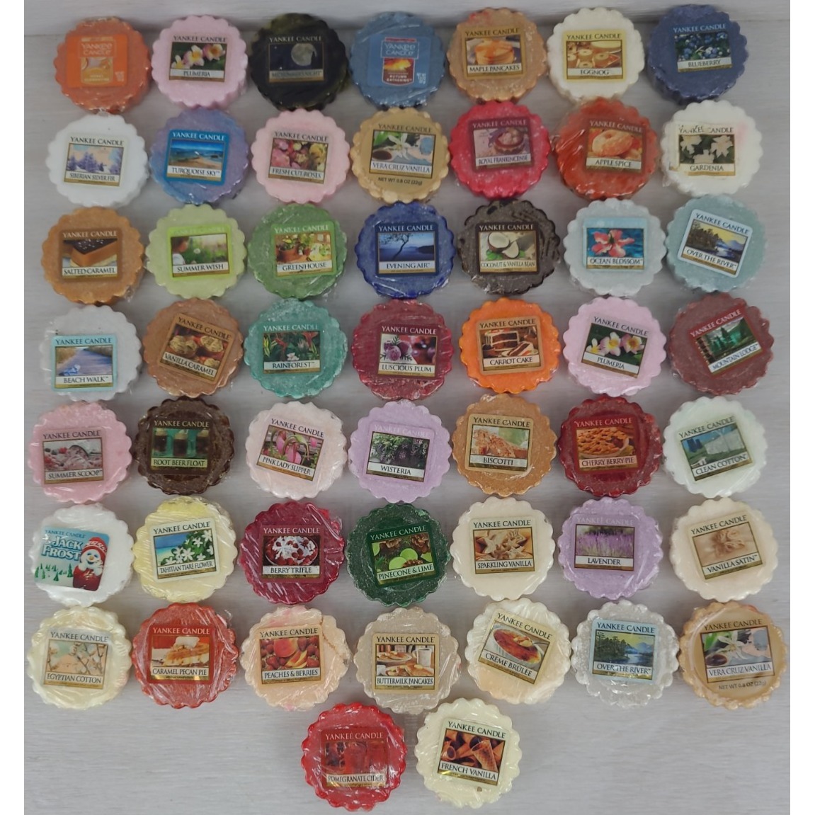 Yankee Candle Scented Wax Tarts Wax Melts Variety of Scents lot of 51