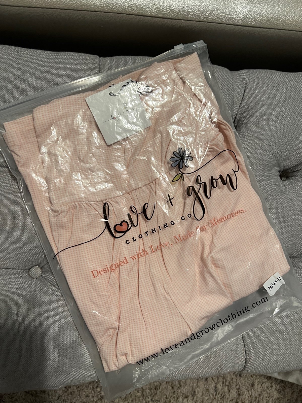 New Love and Grow 3T Gingham Leggy Romper Jumper