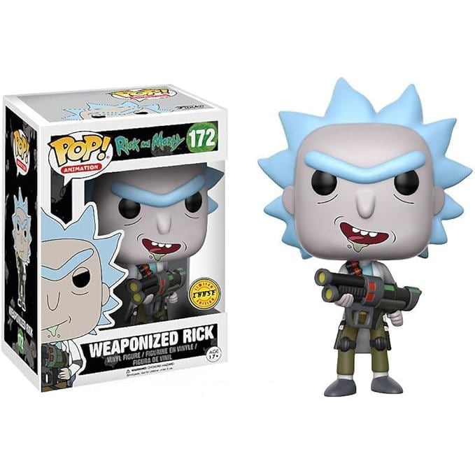 Funko Pop! Rick and Morty #172 Weaponized Rick Limited Chase Edition