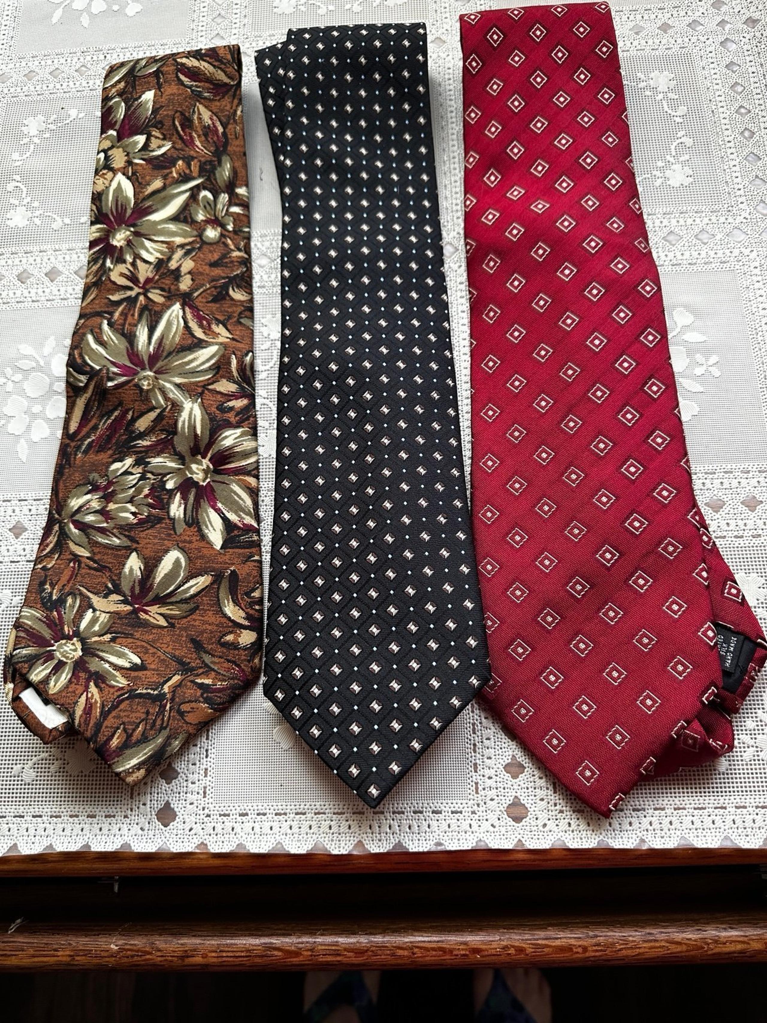 Three Designer Ties