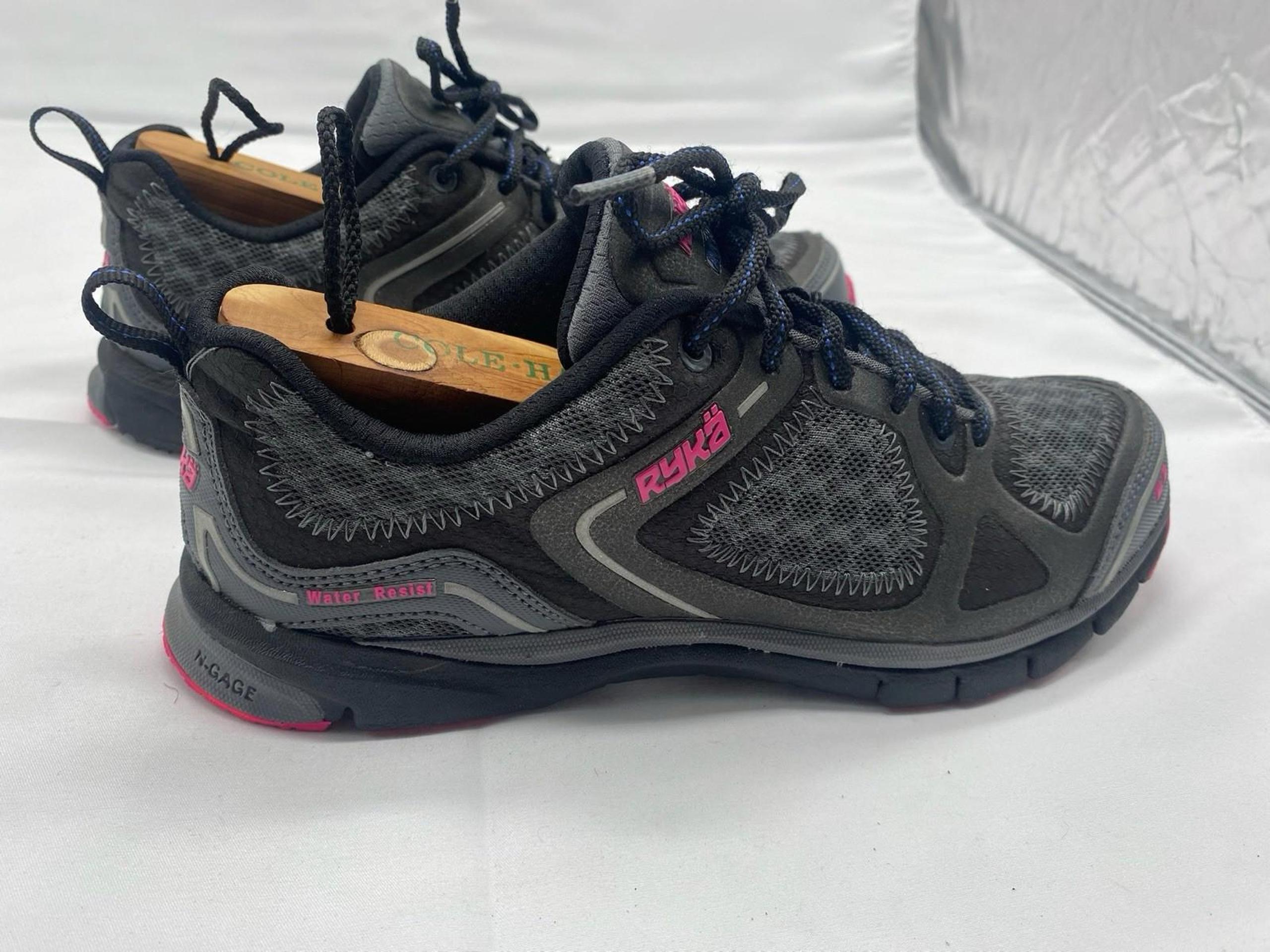 Ryka Avert  Womens Size 6 Black Pink  Lace Up Walking Sport Shoes Comfort