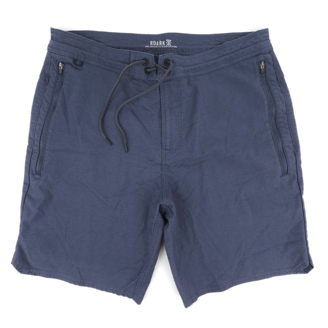 NEW Roark The Layover 2.0 Shorts Hybrid Cargo Gorpcore Athletic Outdoor 33 Navy