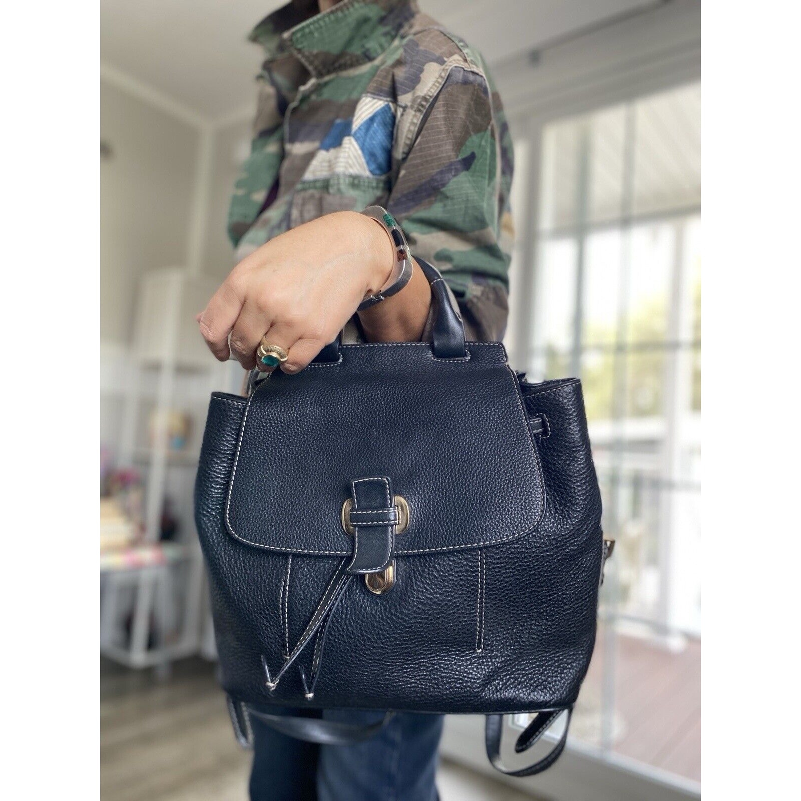 MICHAEL KORS leather small backpack