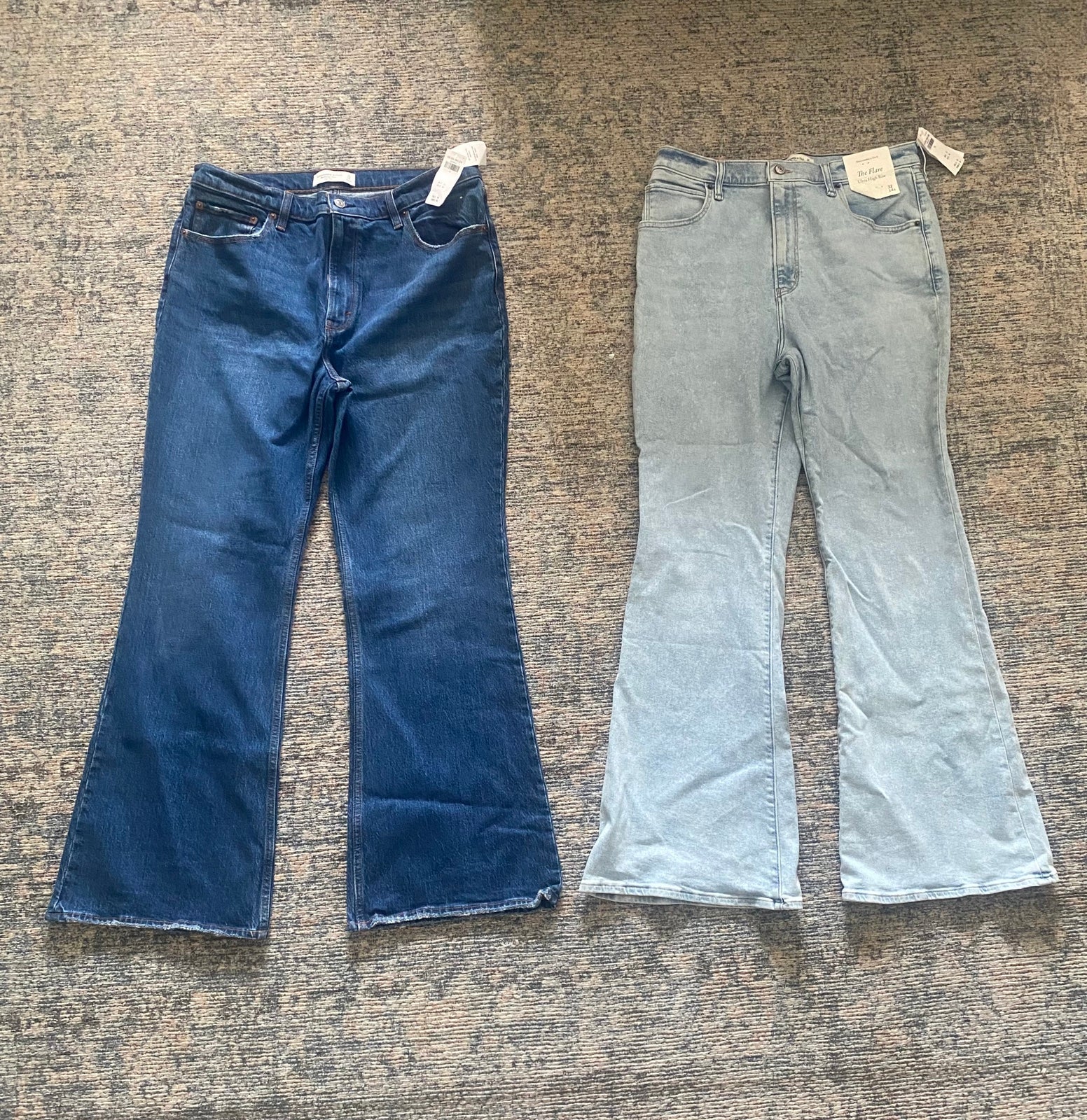 Abercrombie and Fitch High Rise Vintage Flare Jeans