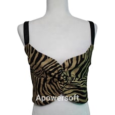 Balboa Zebra Print Women's Crop Top