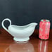 Vintage Dansk International Design Ivy White Gravy Boat & Underplate