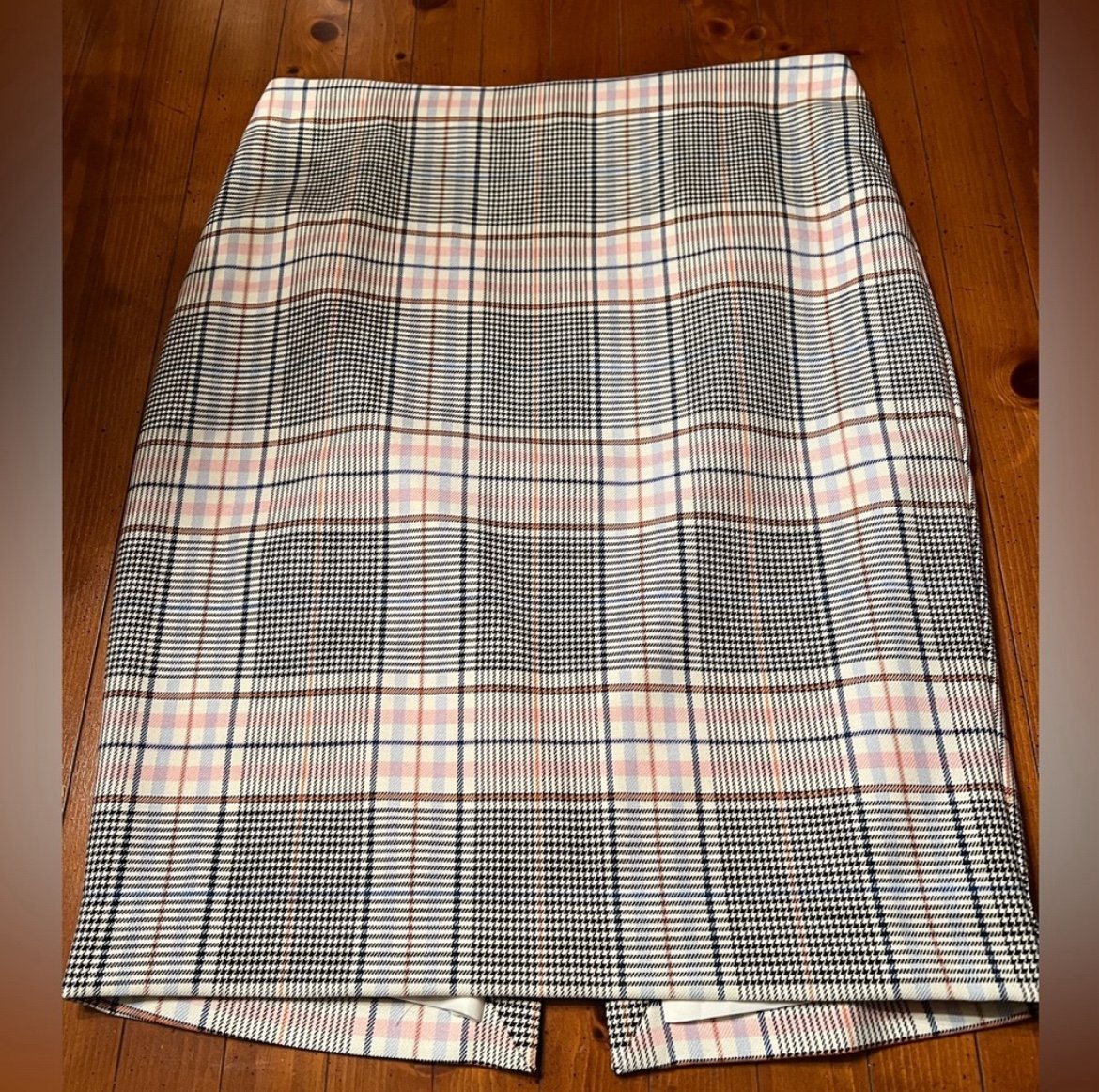 Express Striped Pencil Skirt
