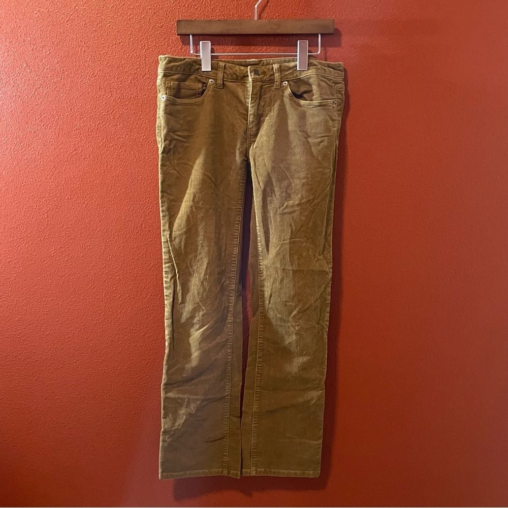 Patagonia Women's Fitted Organic Cotton Brown Corduroy Pants