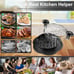 Chicken Shredder Large Chicken Breast Shredder Tool Twist with Brush&Fork, Visib