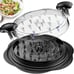 Chicken Shredder Large Chicken Breast Shredder Tool Twist with Brush&Fork, Visib