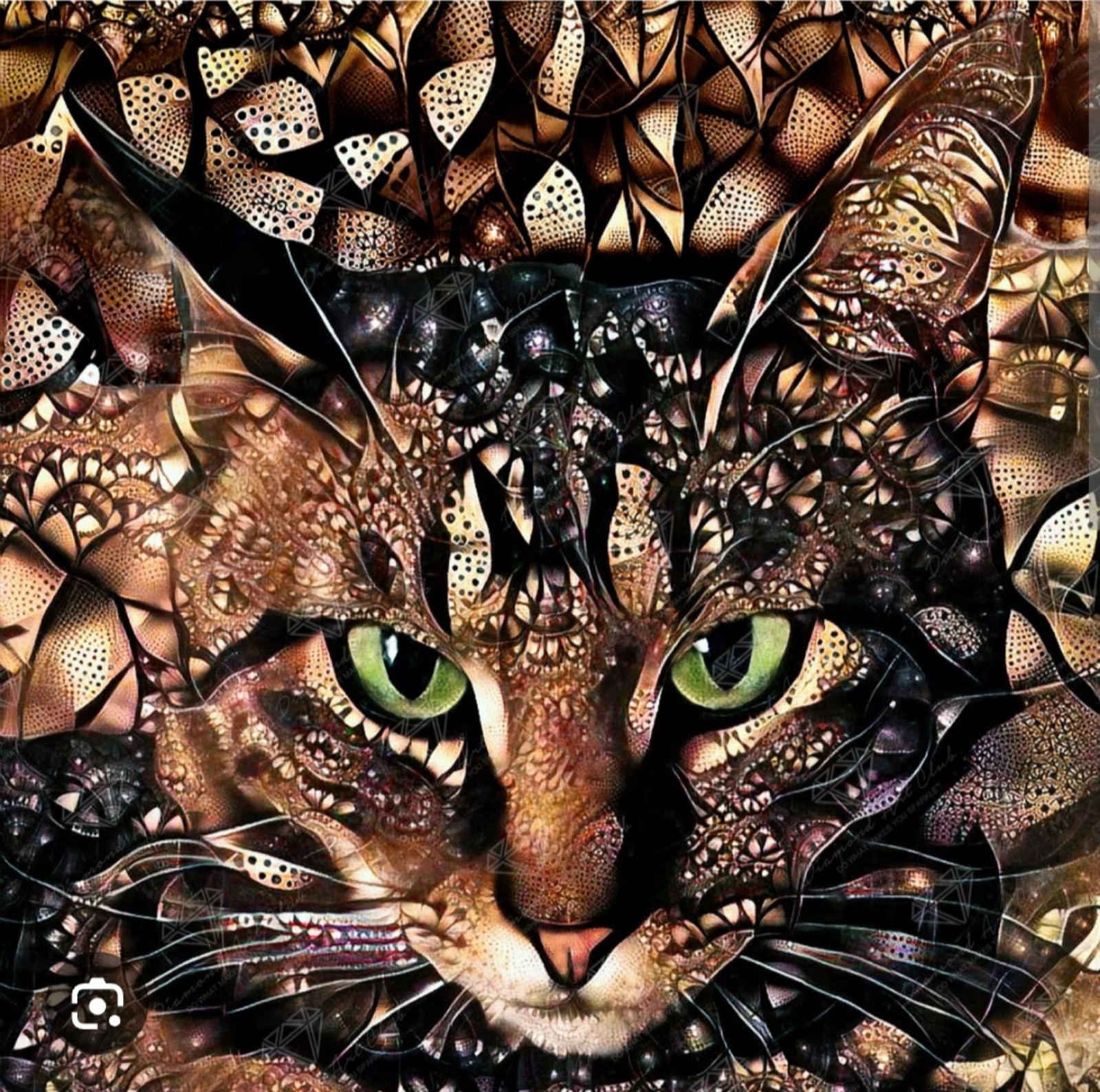 Bud the Tabby Cat by diamond art club