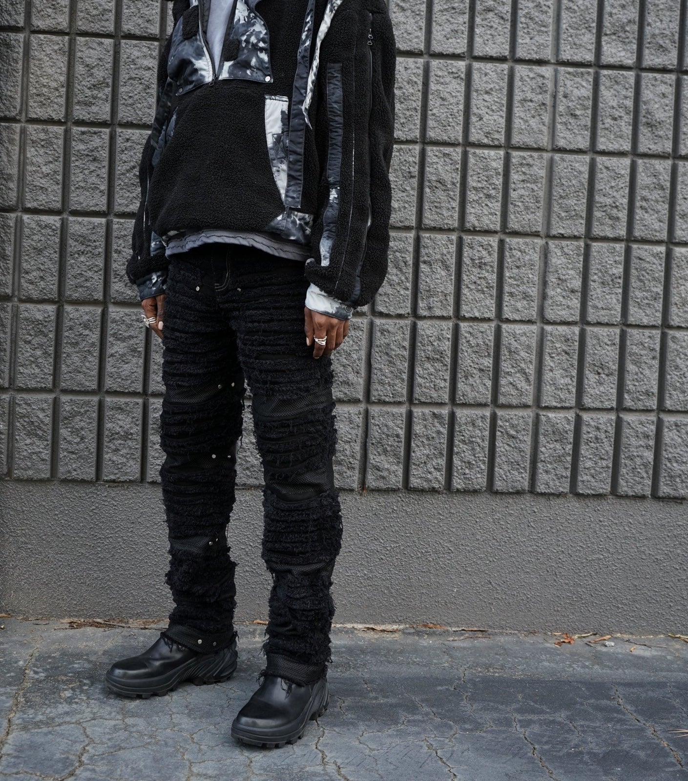 Vautour Pasture Denim Pants 34x30 Black