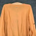 Ping Collection Men's Knit Sweater Orange M Argyle Diamond V-Neck