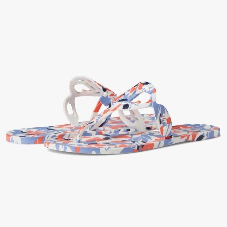 Lauren Ralph Lauren Audrie Floral Jelly Sandal Henri Floral Sz 8 B (M)