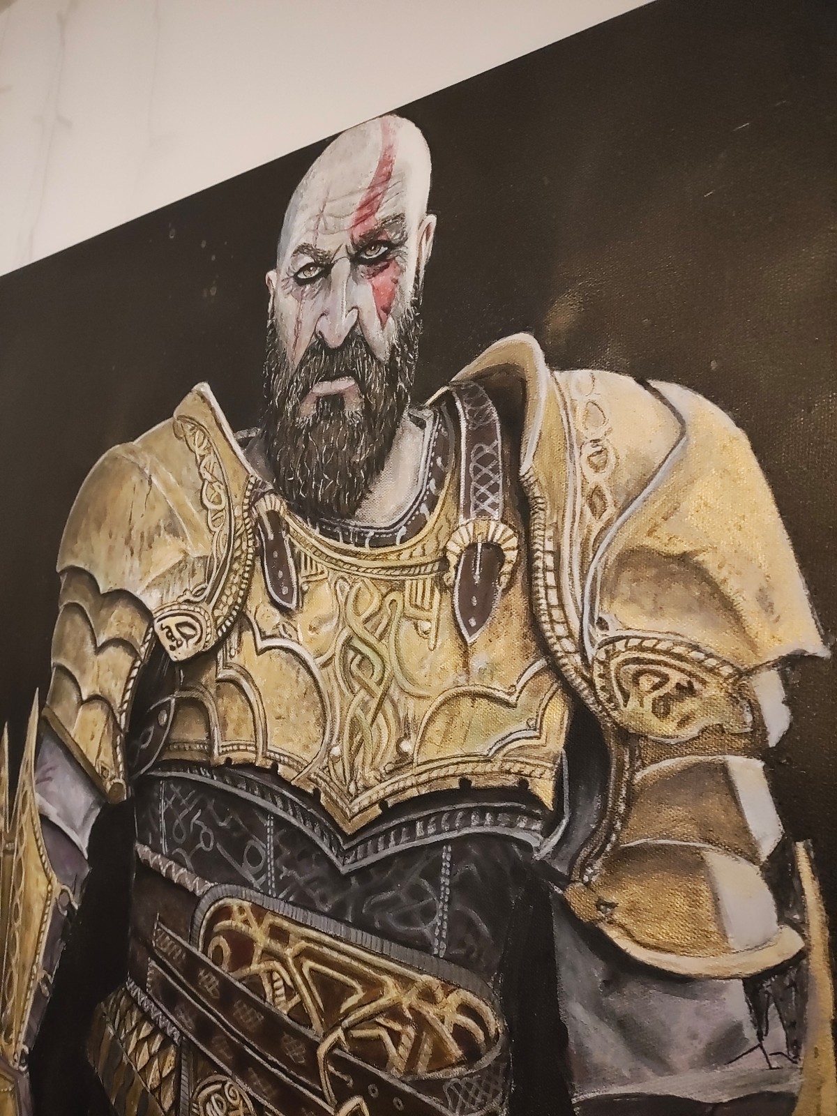 painting on canvas