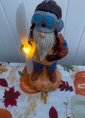 Garden Decor Pilot Gnome 12.1 x 5.5\ 