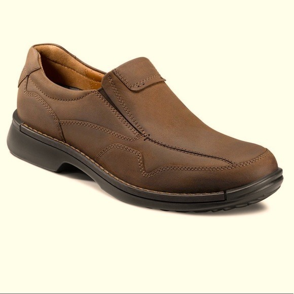 Ecco Fusion Slip-On Brown Leather Mens