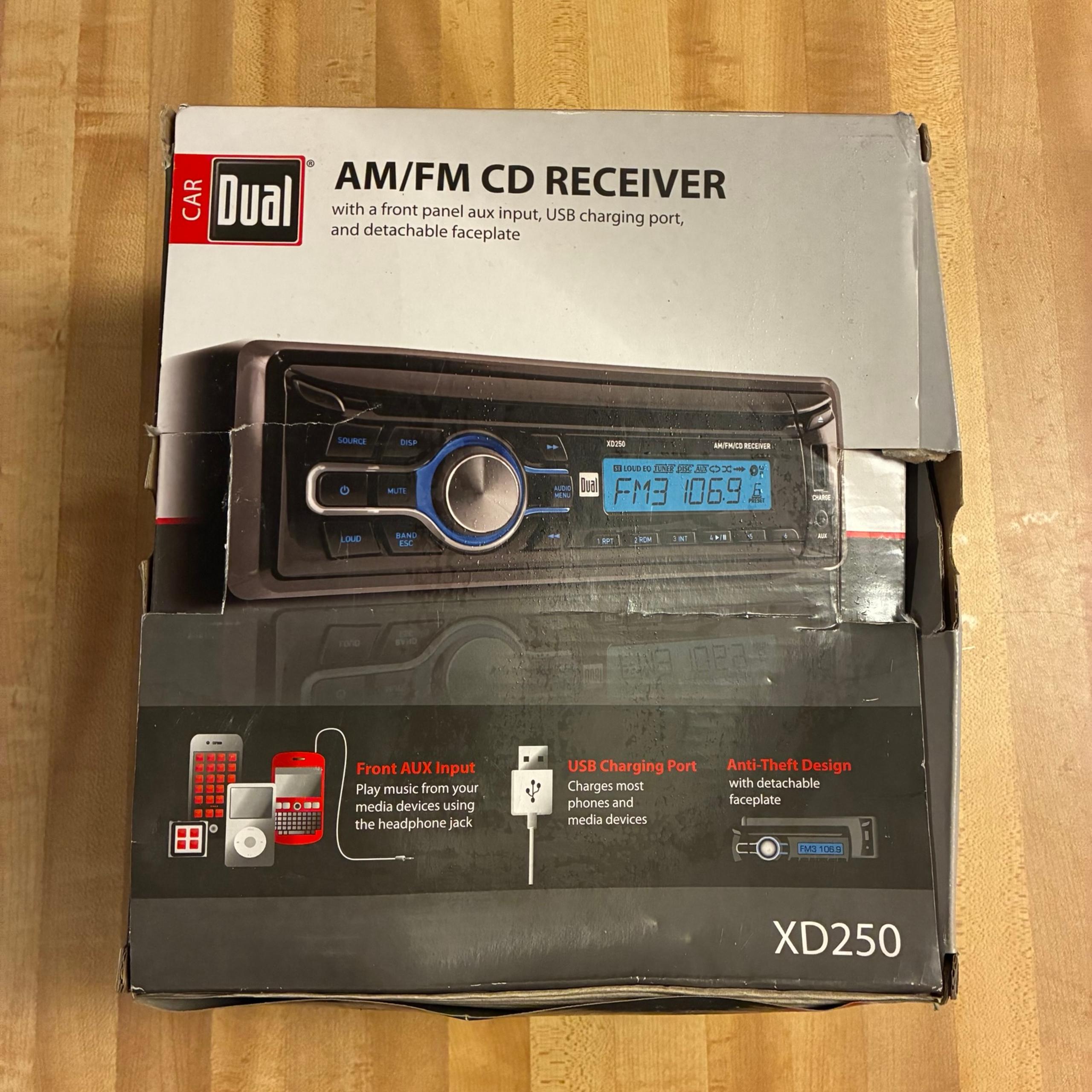 NIB DUAL XD250 AM/FM CD Receiver