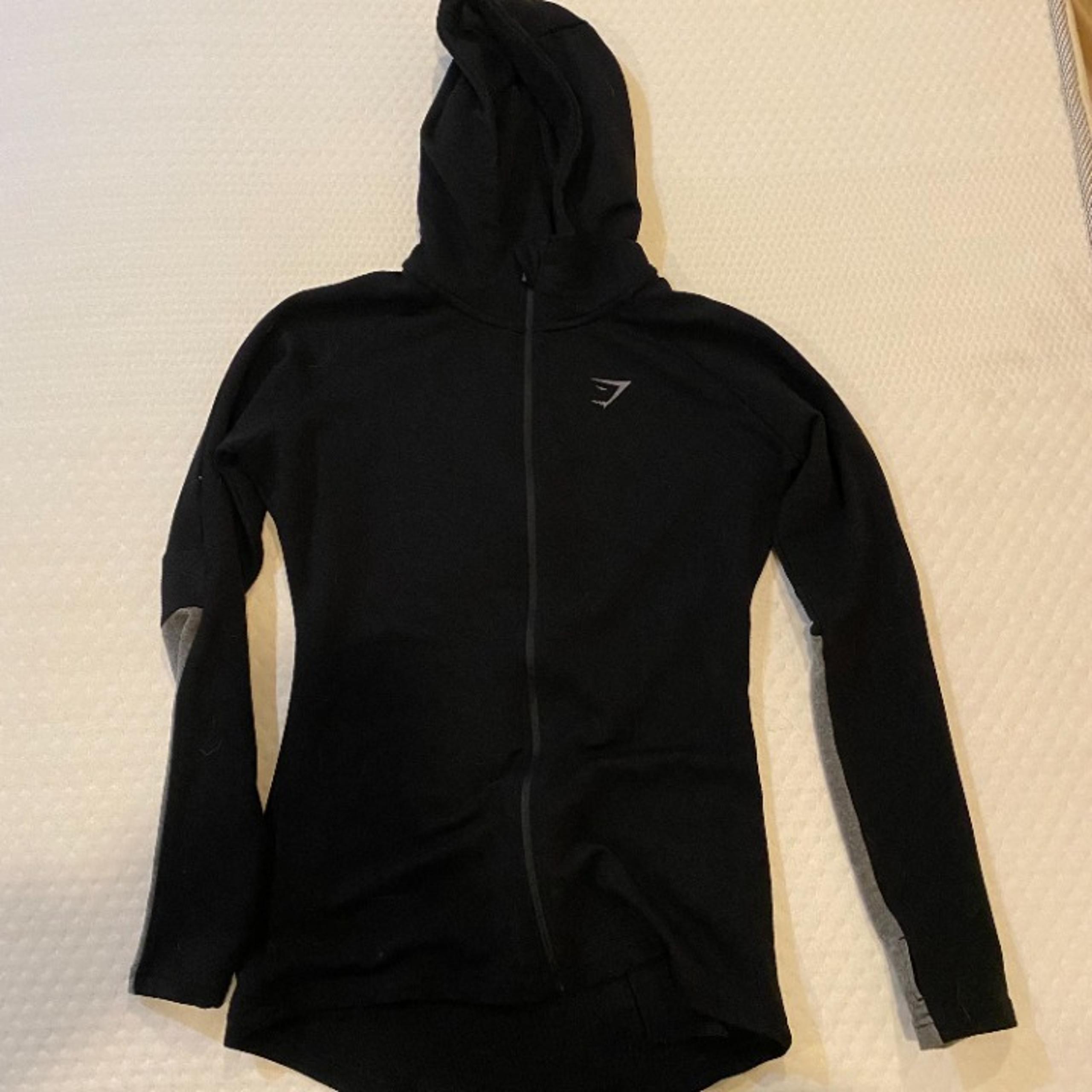 Black Grey Zip Up Jacket S - Gymshark