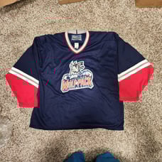 Bauer Authentic Hartford Wolf Pack AHL Hockey Jersey Vintage XL Size